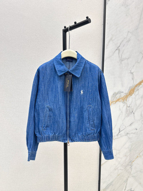Polo Ralph Lauren Fashionable Denim Jacket with Classic Embroidery