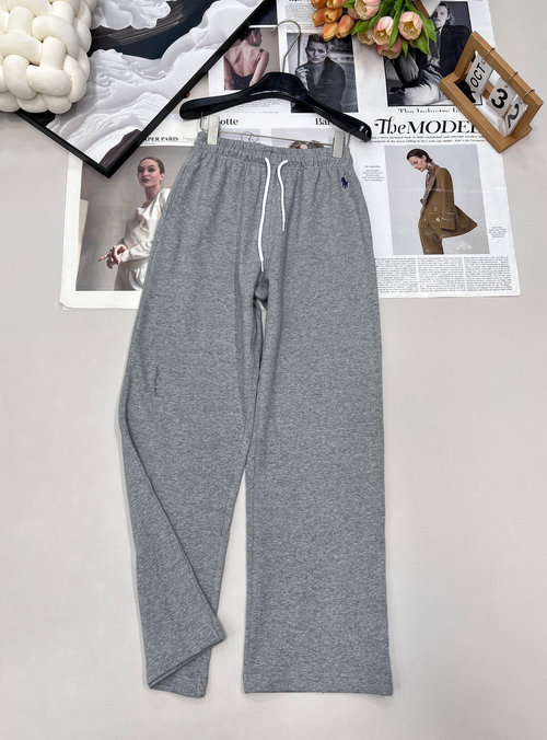 Polo Ralph Lauren Casual Drawstring Straight-Leg Sweatpants with Pony Embroidery