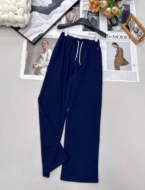 Polo Ralph Lauren Casual Drawstring Straight-Leg Sweatpants with Pony Embroidery