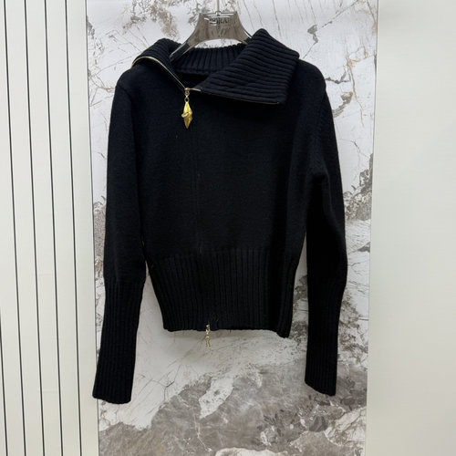 Schiaparelli Zipper Collar Side-Zip Waistcoat in Various Colors