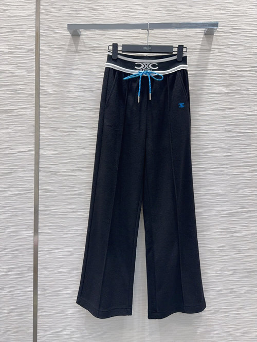 Celine Stylish Casual Trousers with Textured Fabric for All Styles