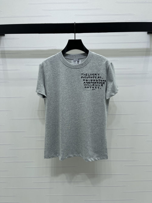 Loewe Co-branded Round Neck Cotton Short-Sleeve T-Shirt