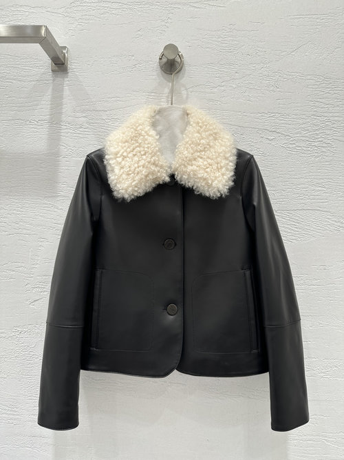 Loewe Exclusive Goose - down Jacket with Detachable Wool Collar