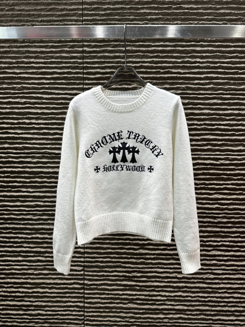 Chrome Hearts Heavy-duty Embroidered Pullover Sweater