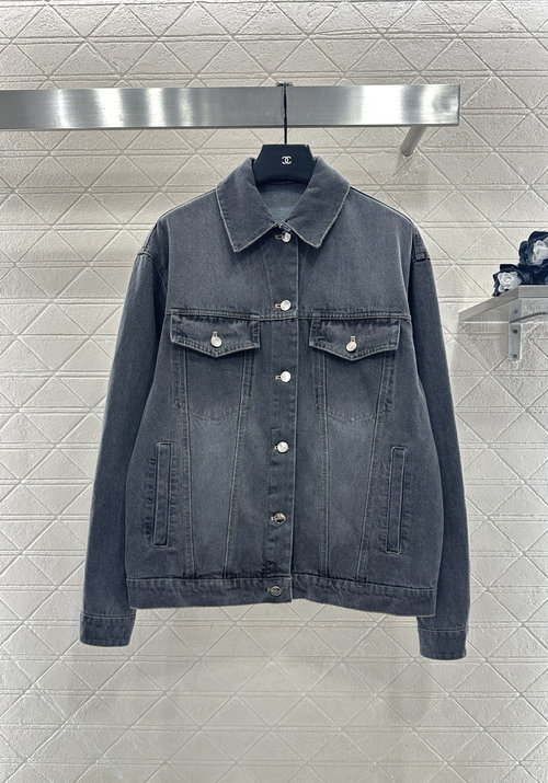 Gucci Custom Distressed Denim Jacket and Pants Set with G Logo