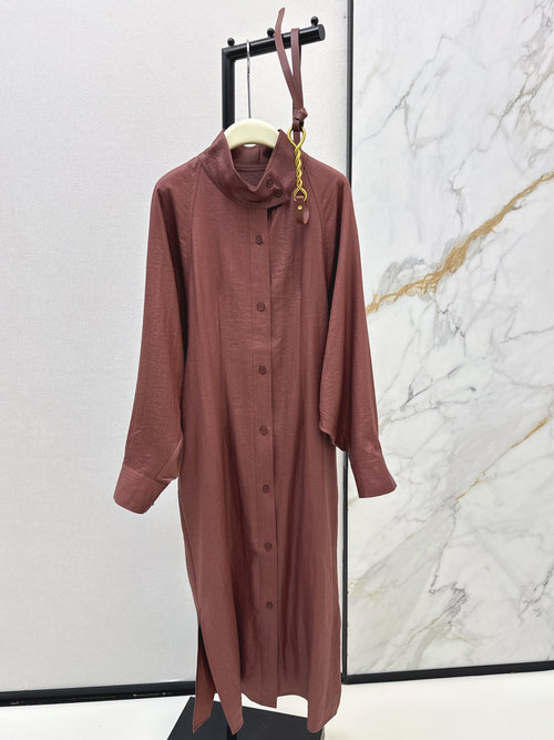 Bottega Veneta Suit-style Dress with Metal Belt for Commuting