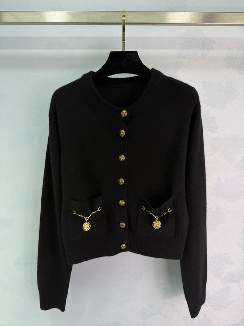 Chanel Elegant Parisian Style Lunar New Year Knit Cardigan