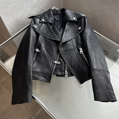 Alexander Wang High-end Genuine Leather Garment with a Distinctive Look