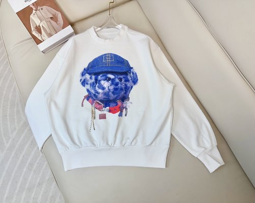 Acne Studios Printed Pet Logo Wide-Fit Hoodie with High-Quality Cotton Fleece