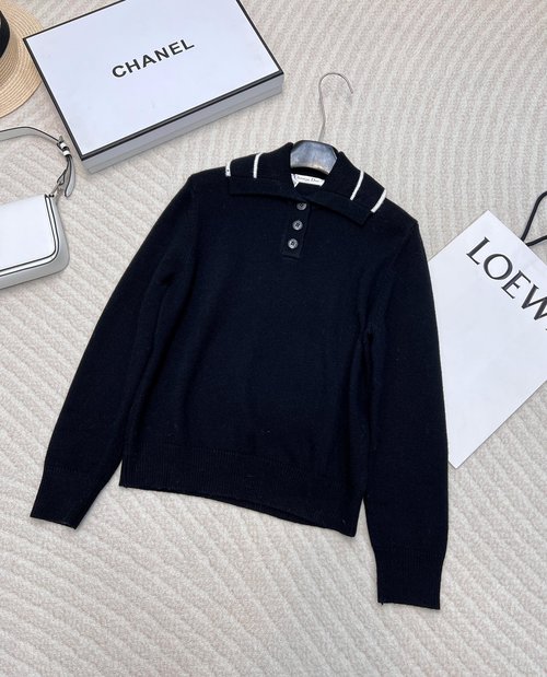 Dior Alpine Ski Series Knit Sweater with Stars, High-end