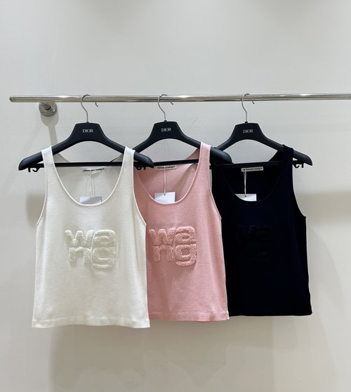 Alexander Wang Towel Embroidered Letter Vest - Trendy Design