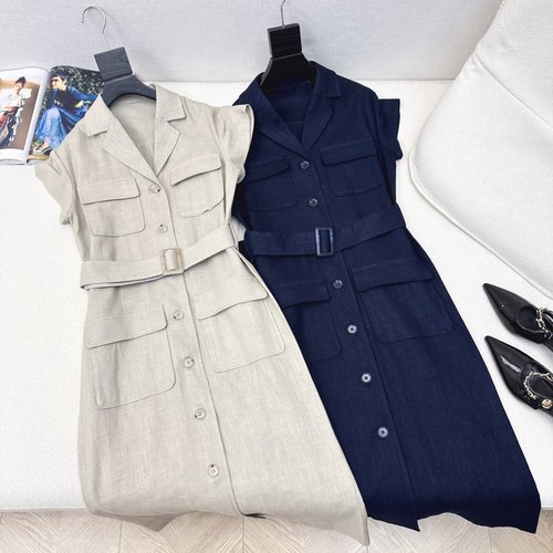 Brunello Cucinelli High-end Linen Dress for Work & Life