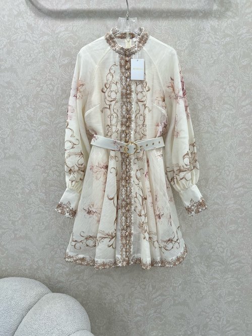 Loro Piana Newly Launched Tie-Dye Print Short Dress with Chic Design