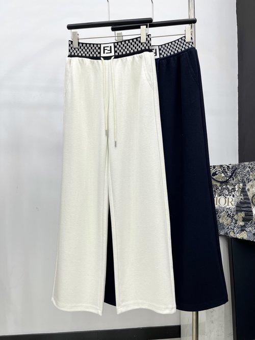 Fendi Customized Casual Trousers - High-Quality Fabric and Elegant Style