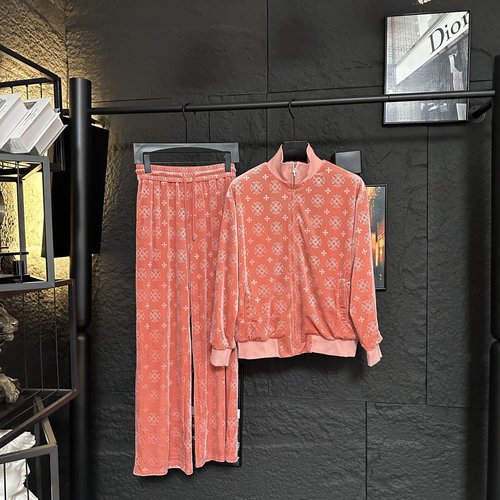 Chrome Hearts Versatile Imported Jacquard Velvet Baseball Suit