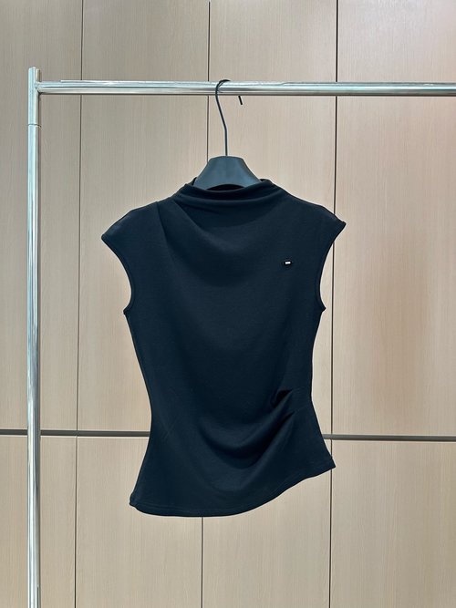 Loewe Half - Collared Tencel Short - Sleeve Ruffled Top, Comfortable