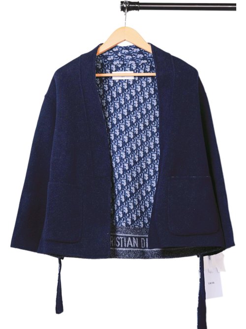 Dior Short Wool Overcoat, Three Colors and Dust Bag