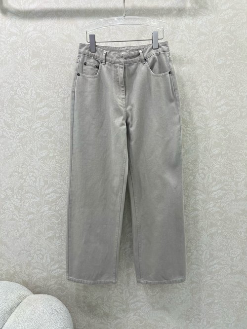 Fendi Denim Short Coat with 3D Logo, Stylish and Slimming