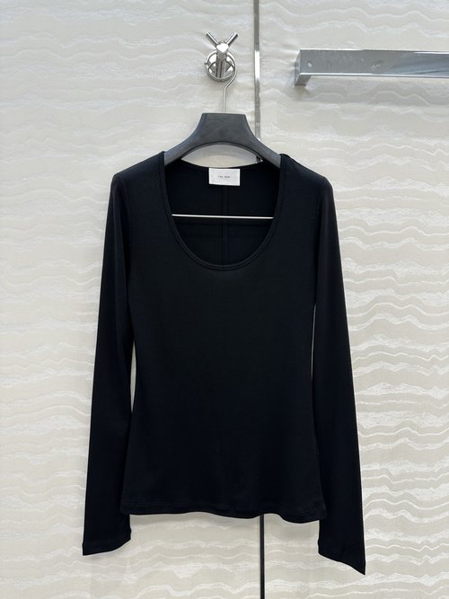 The Row Exclusive First-release Row-style Slimming U-neck Wool Blend Undershirt