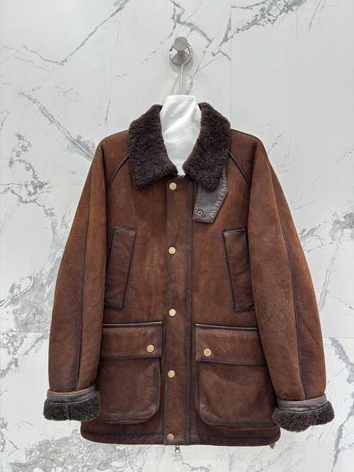 Prada Exclusive Turkish Fur Jacket with a Timeless Vintage Style