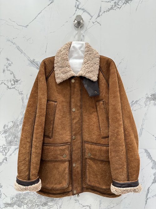Prada Exclusive Turkish Fur Jacket with a Timeless Vintage Style