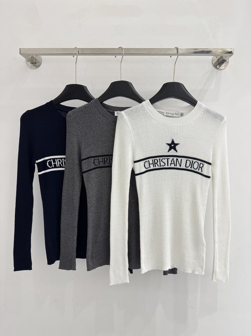 Chanel Slim Fit Top with Embroidered Stripes and Stars