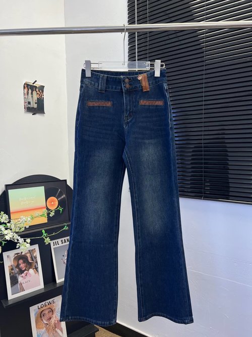 Loro Piana Double-buttoned Flared Pants with Maximum Stretch for All Body Shapes