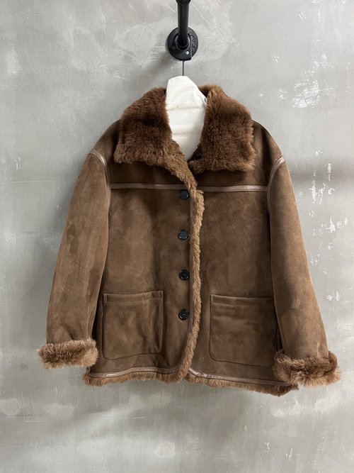 Miu Miu Chic Imported Merino Wool Reversible Fur Item