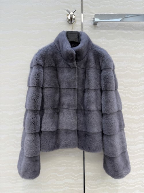 The Row Handmade Elegant H-Shape Top-Grade Mink Fur Coat