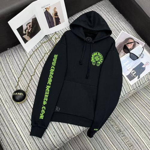 Chrome Hearts Smart Cross Logo Printed Hooded Sweatshirt