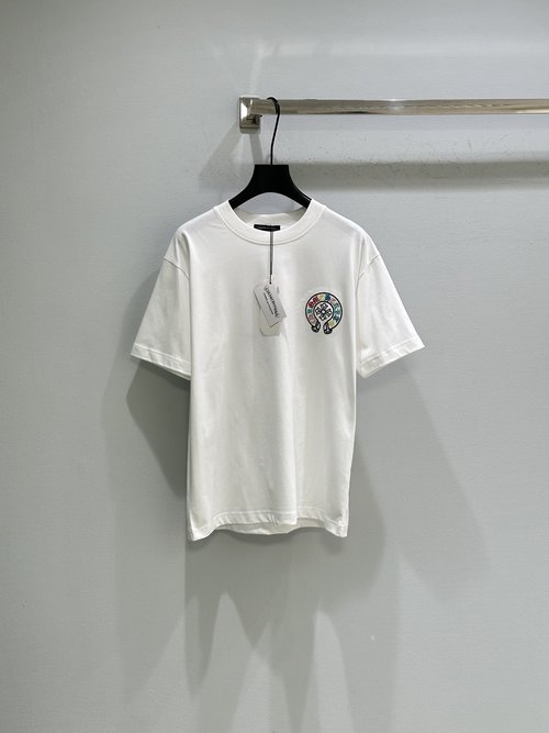 Chrome Hearts Spring Cropped Sweater with Colorful Embroidery, Unisex Appeal