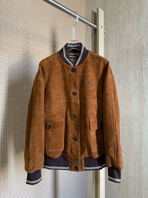 Miu Miu New Miu Style Drop - Shoulder Clothing with Large Chest