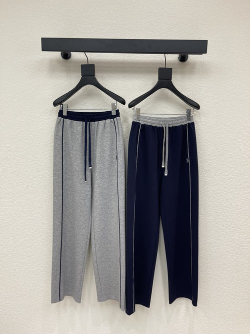 Polo Ralph Lauren Custom Imported Cotton Straight Pants with Contrast Binding