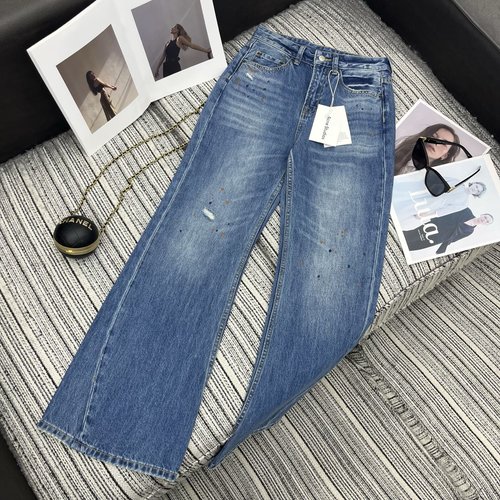 Acne Studios Recommended Flare Jeans with Acn Design