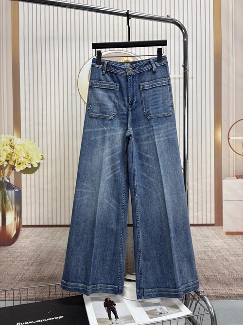 Polo Ralph Lauren High-Waisted Premium Cotton Bootcut Jeans