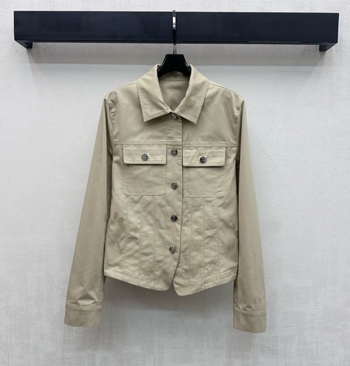 Chanel Cotton Pocket Shirt with Metal Buttons