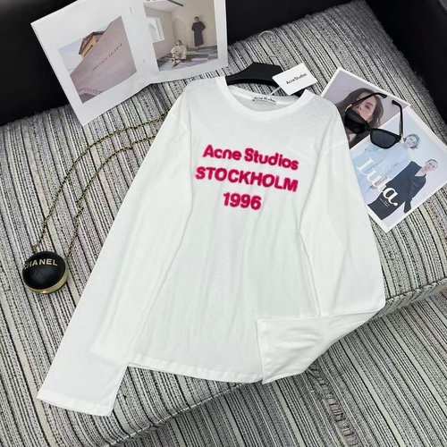 Dior Exclusive High-end Long-sleeve T-shirt with 3D Flocking