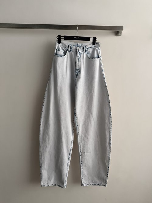 Loro Piana High-Waisted Wide-Leg Jeans, Relaxed and Soft