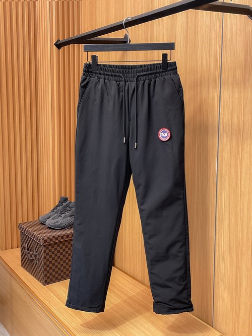 Canada Goose Thickened Warm Down Pants for Outdoor Use