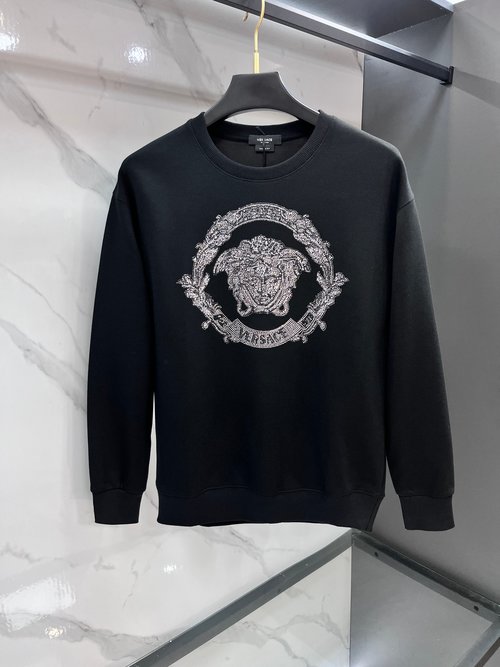 Versace Premium Embellished Round-neck Sweatshirt