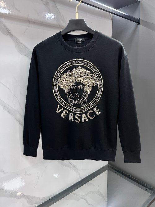 Versace Premium Embellished Round-neck Sweatshirt
