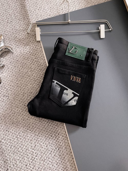 Valentino Premium Jeans with High - Elastic & Breathable Fabric