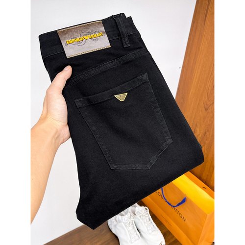 Armani High-Elastic Jeans with Imported Premium Washcloth