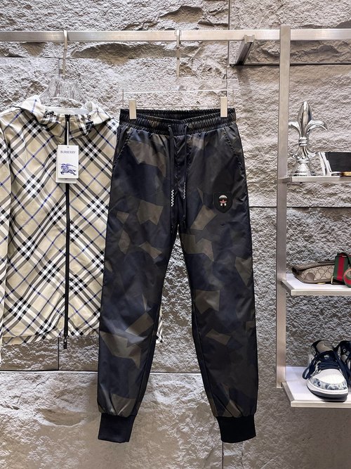 Fendi Thickened Warm Down Pants for Outdoor Use