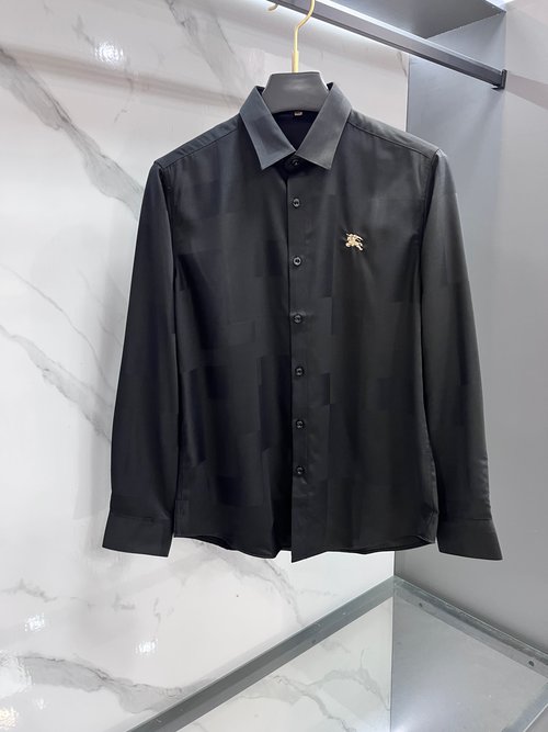 Burberry Original Quality Checked Shirt with Precise Alignment