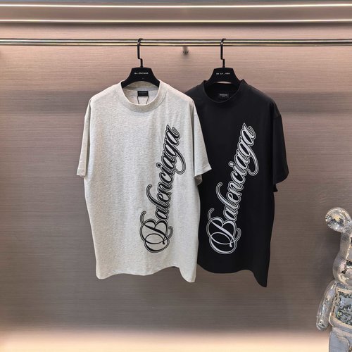 Balenciaga Embroidered Logo Short Sleeve