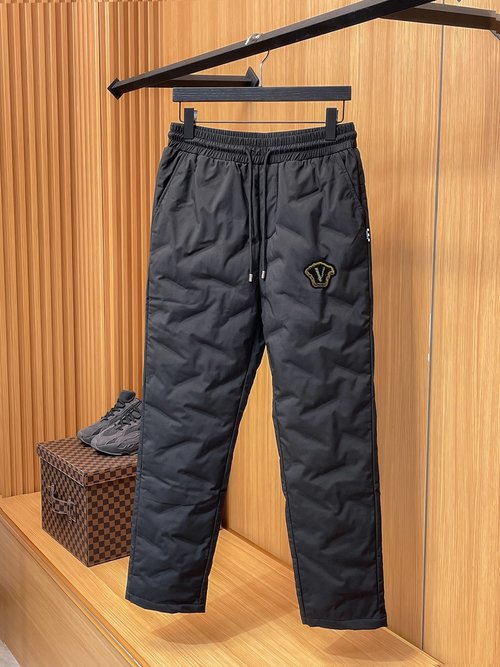 Versace Thickened Down Pants for Outdoor Warmth