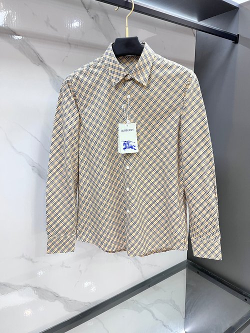 Burberry Authentic Custom Checked Shirt with Return Policy