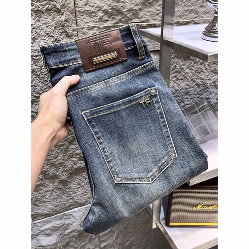 Tom Ford High-Elastic Jeans with Premium Wash and Soft Touch