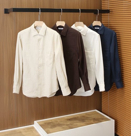 Loro Piana Linen Shirt Suit with Natural Breathability